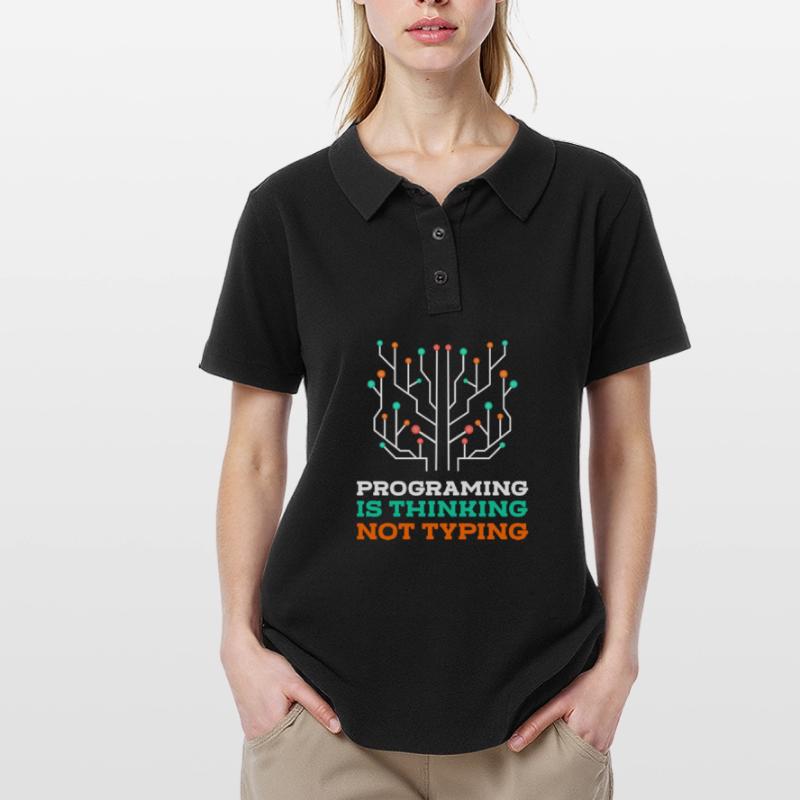 Programmierer Coder Nerd Frauen Polo Shirt