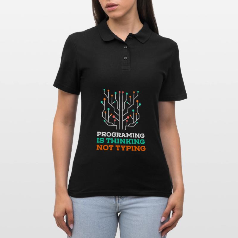 Programmierer Coder Nerd Frauen Polo Shirt