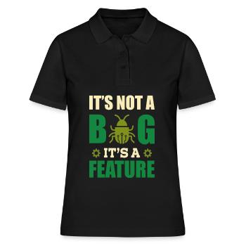 Computer Scientist Programmer - Women's Polo Shirt - black - Front - Ailine (174cm)
