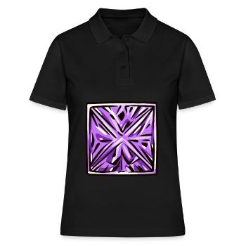 Diamant Edelstein - Frauen Polo Shirt - Schwarz - Vorne - Ailine (174cm)