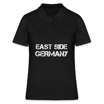 East side germany Geschenk DDR Ossi - Frauen Polo Shirt - Schwarz - Vorne - Ailine (174cm)