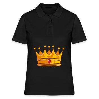 Couronne d’or - Polo Femme - noir - Devant - Ailine (174cm)