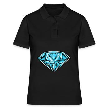 Diamant - Polo Femme - noir - Devant - Ailine (174cm)