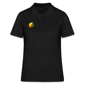 Polygone citron - Polo Femme - noir - Devant - Ailine (174cm)