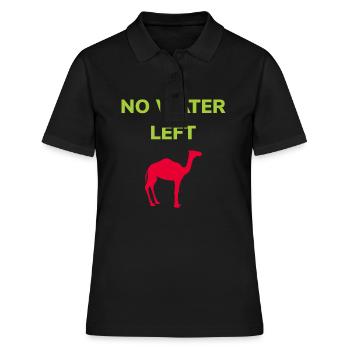 Animal lover and climate activist - Women's Polo Shirt - black - Front - Ailine (174cm)
