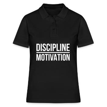 Cadeau de motivation de discipline - Polo Femme - noir - Devant - Ailine (174cm)