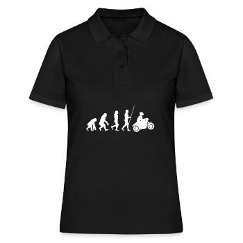 Le motard motard motard parfait - Polo Femme - noir - Devant - Ailine (174cm)