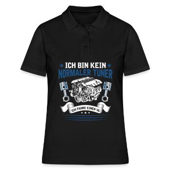 6 Zylinder Tuner Tuning V6 - Frauen Polo Shirt - Schwarz - Vorne - Ailine (174cm)