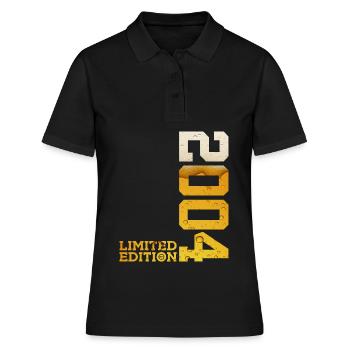 BIÈRE ÉDITION LIMITÉE 2004 22E ANNIVERSAIRE - Polo Femme - noir - Devant - Ailine (174cm)