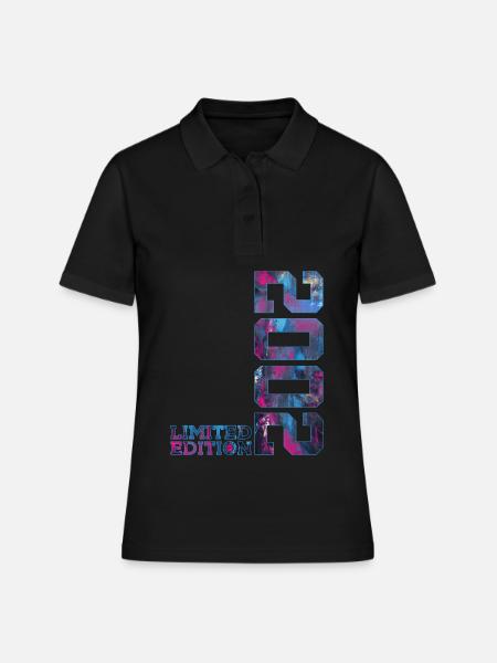 24E ANNIVERSAIRE 24 ANS ÉDITION LIMITÉE 2002 - Polo Femme - noir