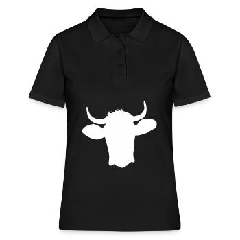 tête de vache - Polo Femme - noir - Devant - Ailine (174cm)