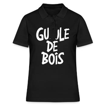 Gueule de bois - Polo Femme - noir - Devant - Ailine (174cm)