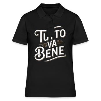 Tutto va bene - Polo Femme - noir - Devant - Ailine (174cm)