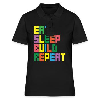 Brick Builder Brick Building Master Builder - Women's Polo Shirt - black - Front - Ailine (174cm)
