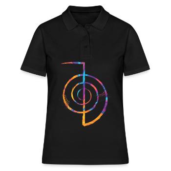 Reiki - Polo Femme - noir - Devant - Ailine (174cm)