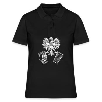 Oiseau Hesse Hesse Babbel Cidre Appelwoi - Polo Femme - noir - Devant - Ailine (174cm)