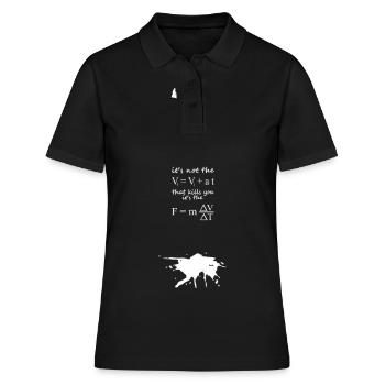 Physical equation - Women's Polo Shirt - black - Front - Ailine (174cm)