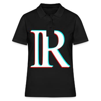 Reelle Zahlen Symbol - Frauen Polo Shirt - Schwarz - Vorne - Ailine (174cm)