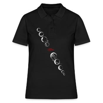 spacex - Women's Polo Shirt - black - Front - Ailine (174cm)