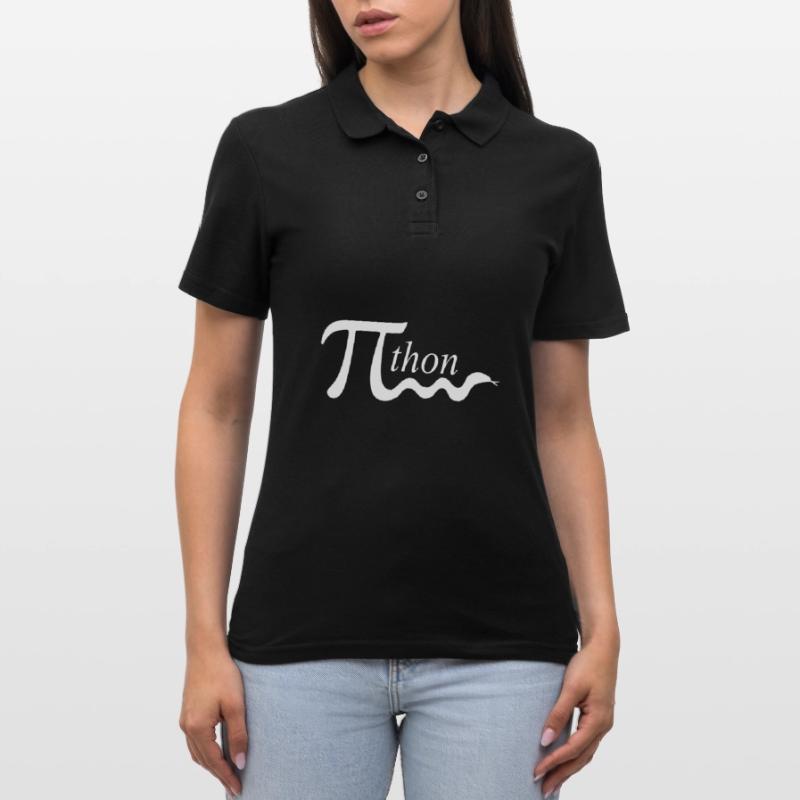 blague de maths pi python Polo Femme