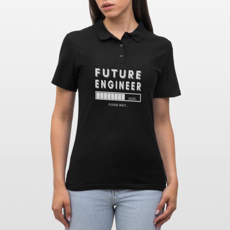Engineer graduation student engineer Women's Polo Shirt