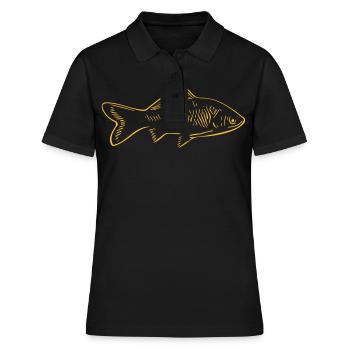 poisson - Polo Femme - noir - Devant - Ailine (174cm)