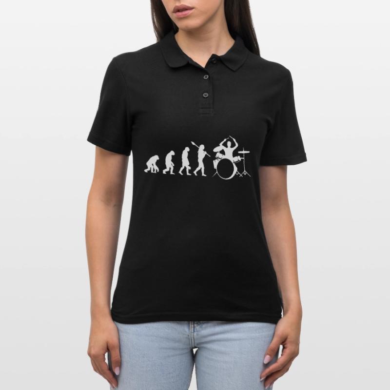 Drummer Evolution Drums Basse Polo Femme
