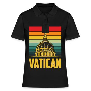 Vatican Church Leadership Italy Rome - Women's Polo Shirt - black - Front - Ailine (174cm)