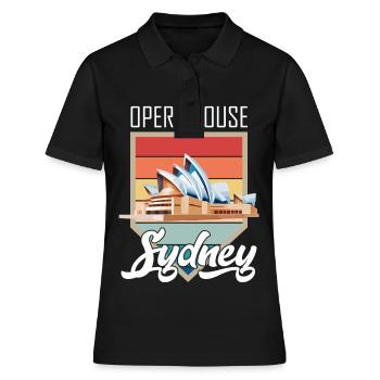 Opernhaus Sydney Outback Australien Orchester - Frauen Polo Shirt - Schwarz - Vorne - Ailine (174cm)
