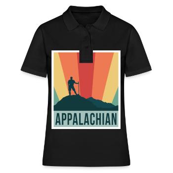 Appalachian Mountain Range Hiking Tours Amérique du Nord - Polo Femme - noir - Devant - Ailine (174cm)