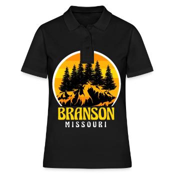 Branson Missouri Grande Roue Voyage Camping Randonnée - Polo Femme - noir - Devant - Ailine (174cm)