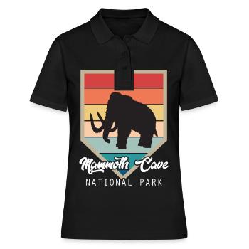 Parc national Souvenir Mammoth Cave Kentucky Sentier de randonnée - Polo Femme - noir - Devant - Ailine (174cm)