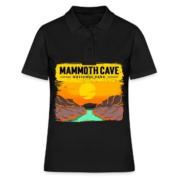 Parc national Cave Mammoth Cave Kentucky Souvenir - Polo Femme - noir - Devant - Ailine (174cm)