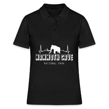 Mammoth Höhlen Herzschlag Nationalpark Kentucky - Frauen Polo Shirt - Schwarz - Vorne - Ailine (174cm)