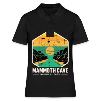 Parc national Souvenir Mammoth Cave Kentucky Souven - Polo Femme - noir - Devant - Ailine (174cm)