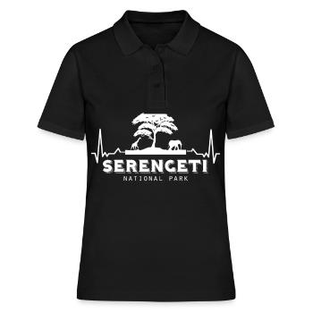Parc national du Serengeti Tanzanie Afrique Safari Big - Polo Femme - noir - Devant - Ailine (174cm)