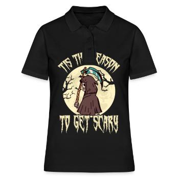 Halloween Party Grim Reaper Grim Reaper Angel of the To - Women's Polo Shirt - black - Front - Ailine (174cm)