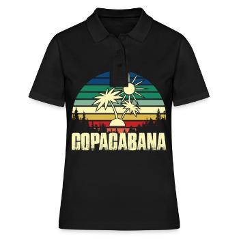 Rio Beach Copacabana Holiday Palms Summer Sun Bra - Polo Femme - noir - Devant - Ailine (174cm)