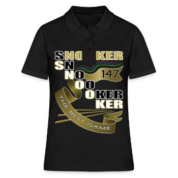 Snooker, Snooker Masters, Billiards, Billiard Masters - Women's Polo Shirt - black - Front - Ailine (174cm)