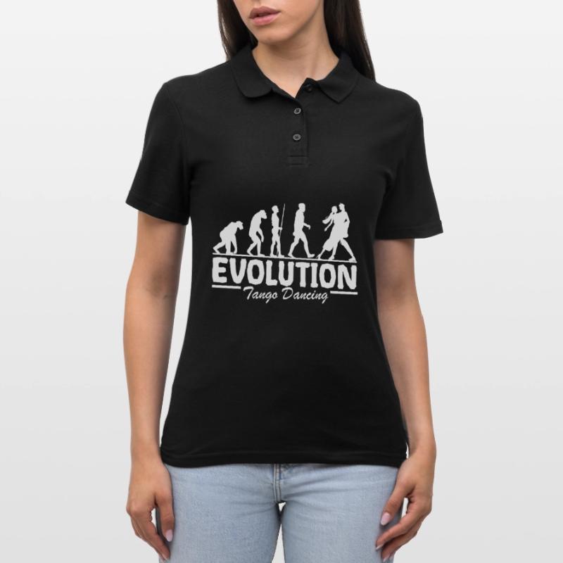 Tango dance dance evolution funny for dance couple Women's Polo Shirt