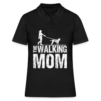 Bardino The Walking Mom - Frauen Polo Shirt - Schwarz - Vorne - Ailine (174cm)