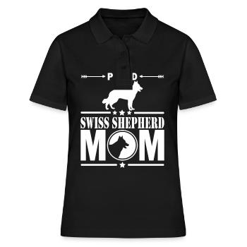 Berger suisse blanc Mama - Polo Femme - noir - Devant - Ailine (174cm)