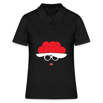 Black Forest Girl Black Forest Bollenhut Gift - Women's Polo Shirt - black - Front - Ailine (174cm)