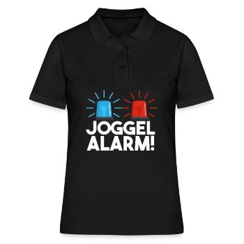 Joggel Alarm Saarland Saarbrücken Saarländer - Frauen Polo Shirt - Schwarz - Vorne - Ailine (174cm)