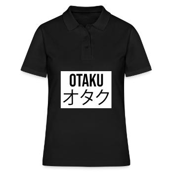 Otaku anime manga - Polo Femme - noir - Devant - Ailine (174cm)