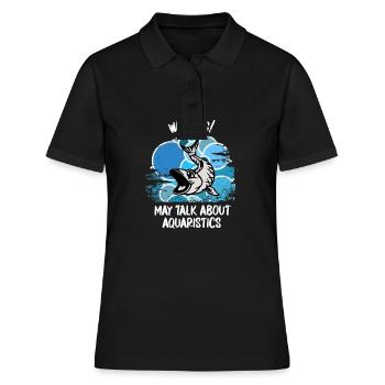 Aquariophiles Poissons Poissons d’ornement Aquaristique - Polo Femme - noir - Devant - Ailine (174cm)