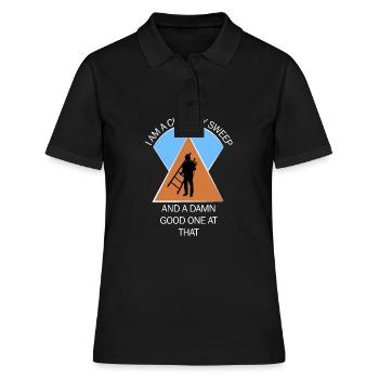 Chimney Sweep Chimney Sweep - Women's Polo Shirt - black - Front - Ailine (174cm)