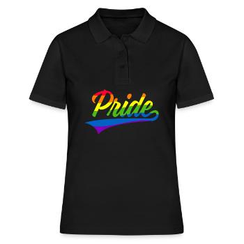 PRIDE LGBT CSD - Polo Femme - noir - Devant - Ailine (174cm)