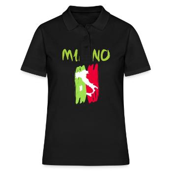 Milano - Women's Polo Shirt - black - Front - Ailine (174cm)