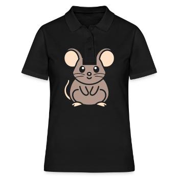 Rat - Polo Femme - noir - Devant - Ailine (174cm)